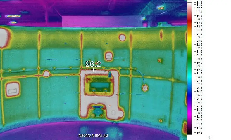 Boeing 777 Engine Cowl Infrared Thermography NDT Inspection - Advanced IRT Testing for Aerospace Components